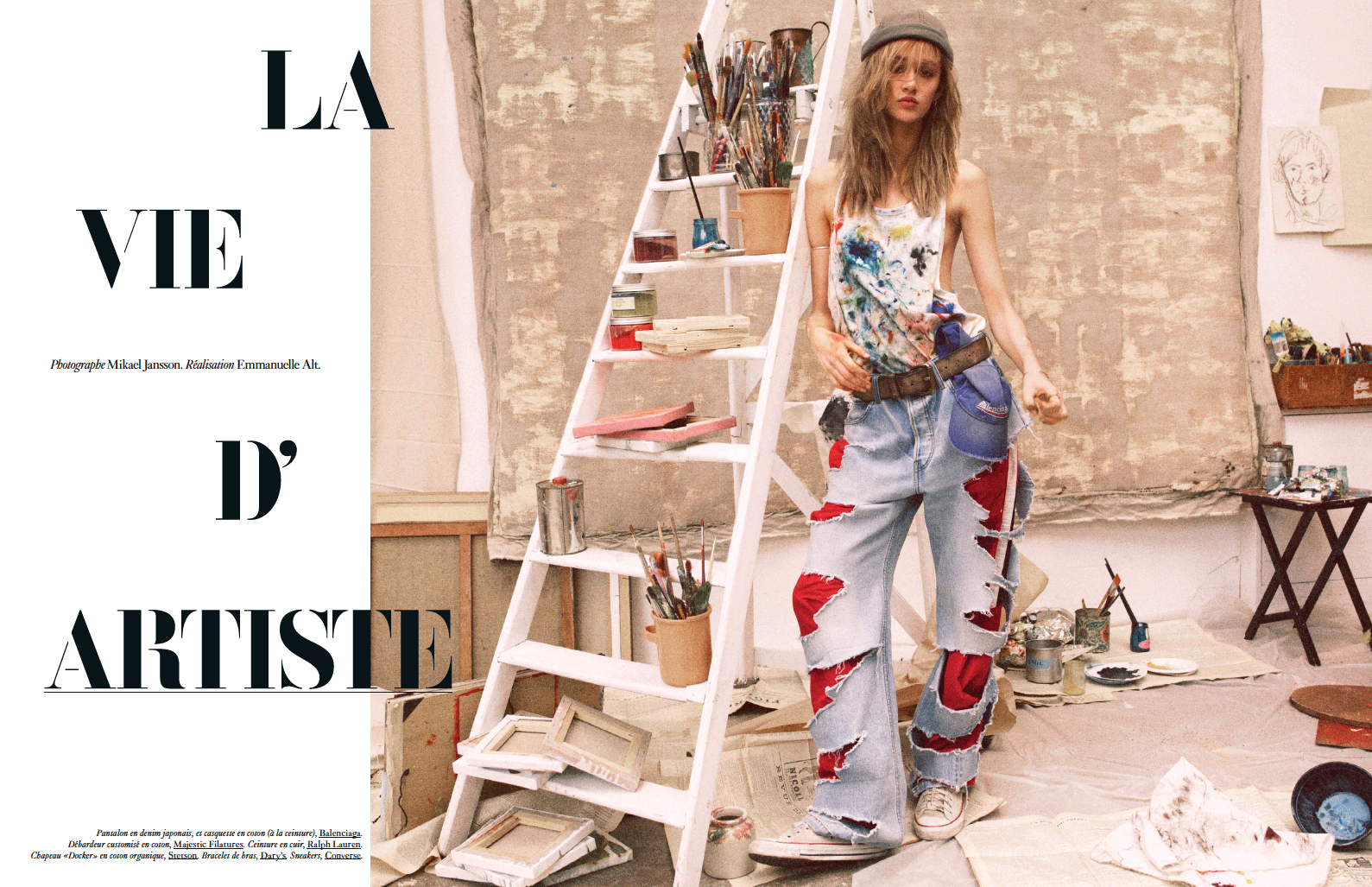 Quinn Mora and Tindi Mar by Mikael Jansson for Vogue Paris